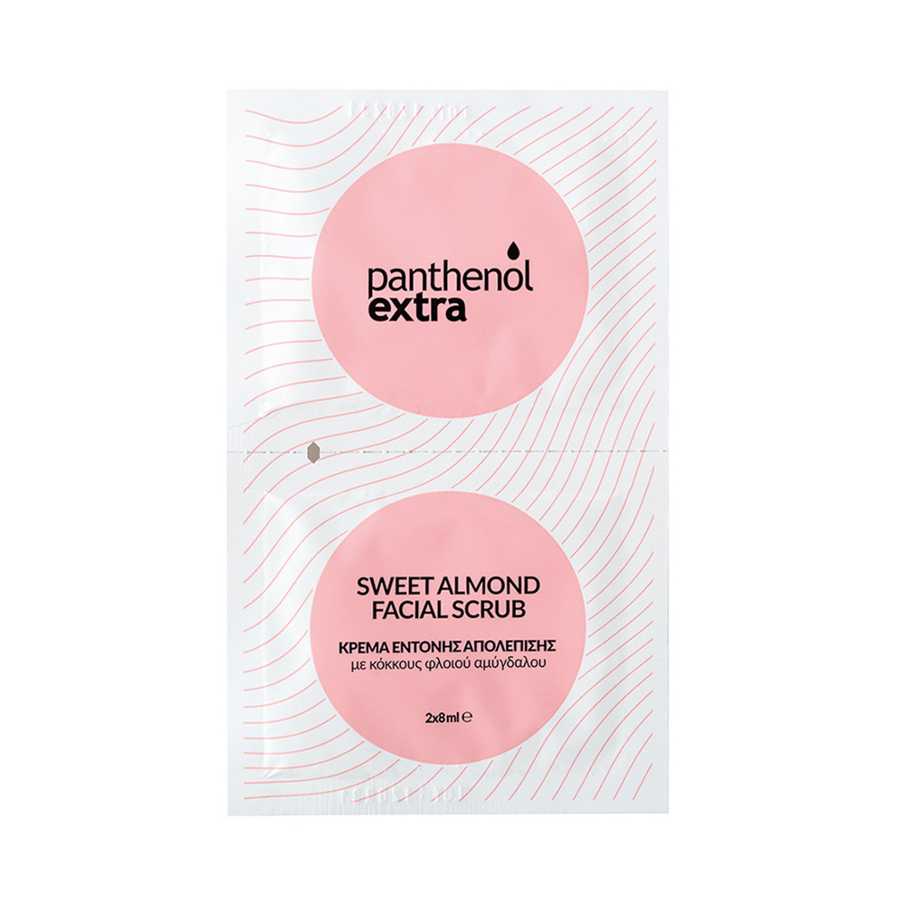 PANTHENOL EXTRA - Sweet Almond Facial Scrub - 2x8ml